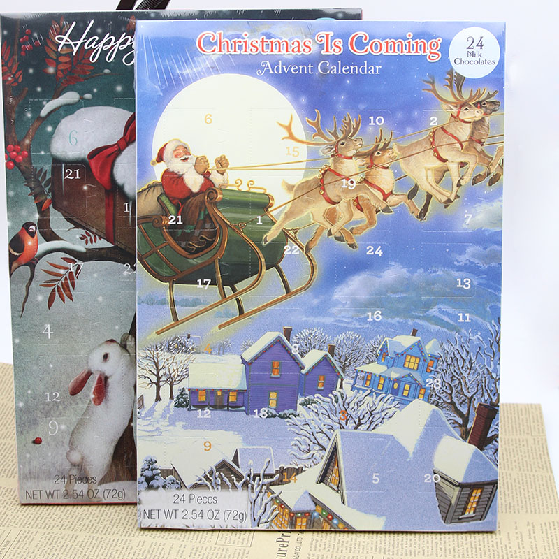 72g Christmas chocolate advent calendar