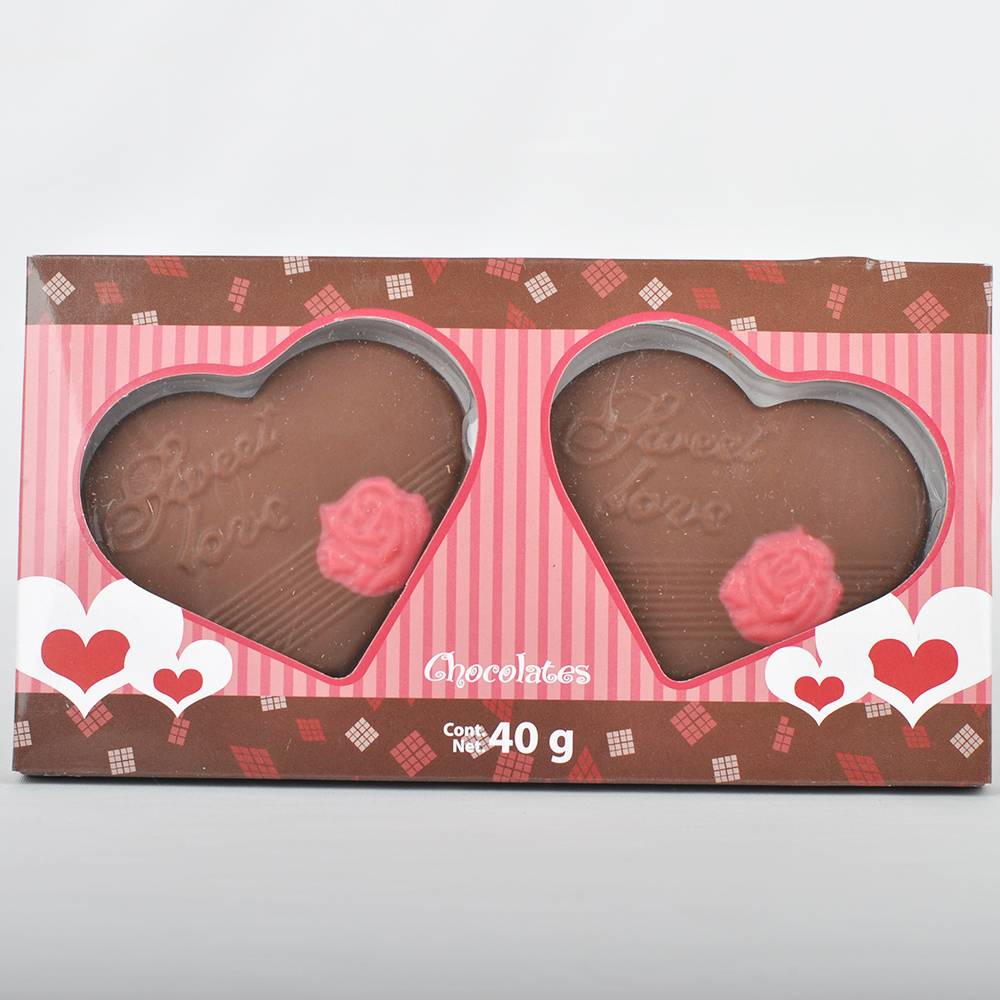 Vegan valentine chocolate