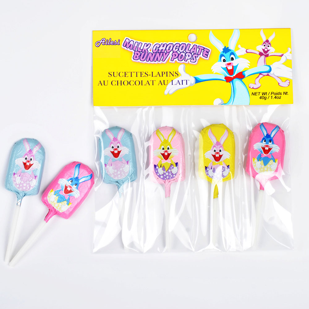 40g Easter Chocolate lollipop for children