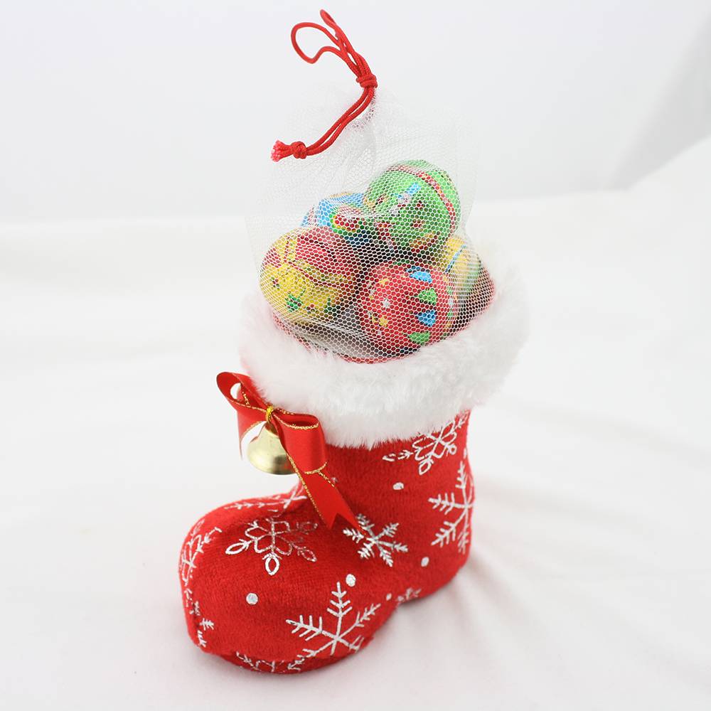 Christmas hazelnut chocolate candy in boot(40g)