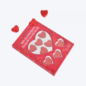 56g wholesale heart shape sweets and chocolate in box 
